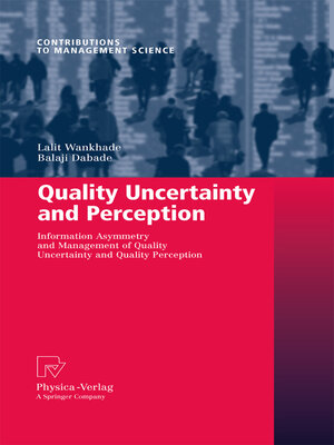 cover image of Quality Uncertainty and Perception